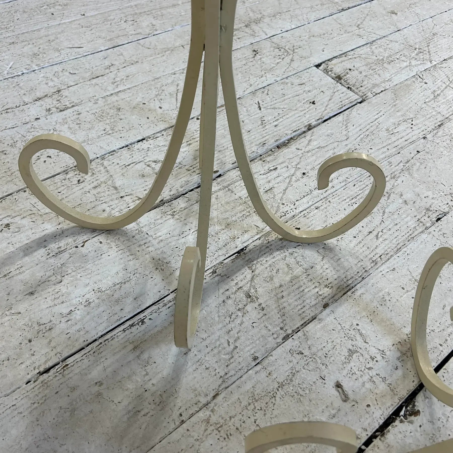 Set of 3 Upholstered Iron Base Stools Heavy Quality
