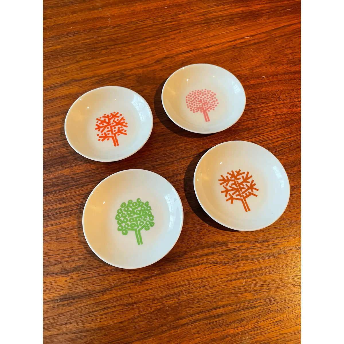 Set of 4 Mid 20th Century Seasons Catchalls