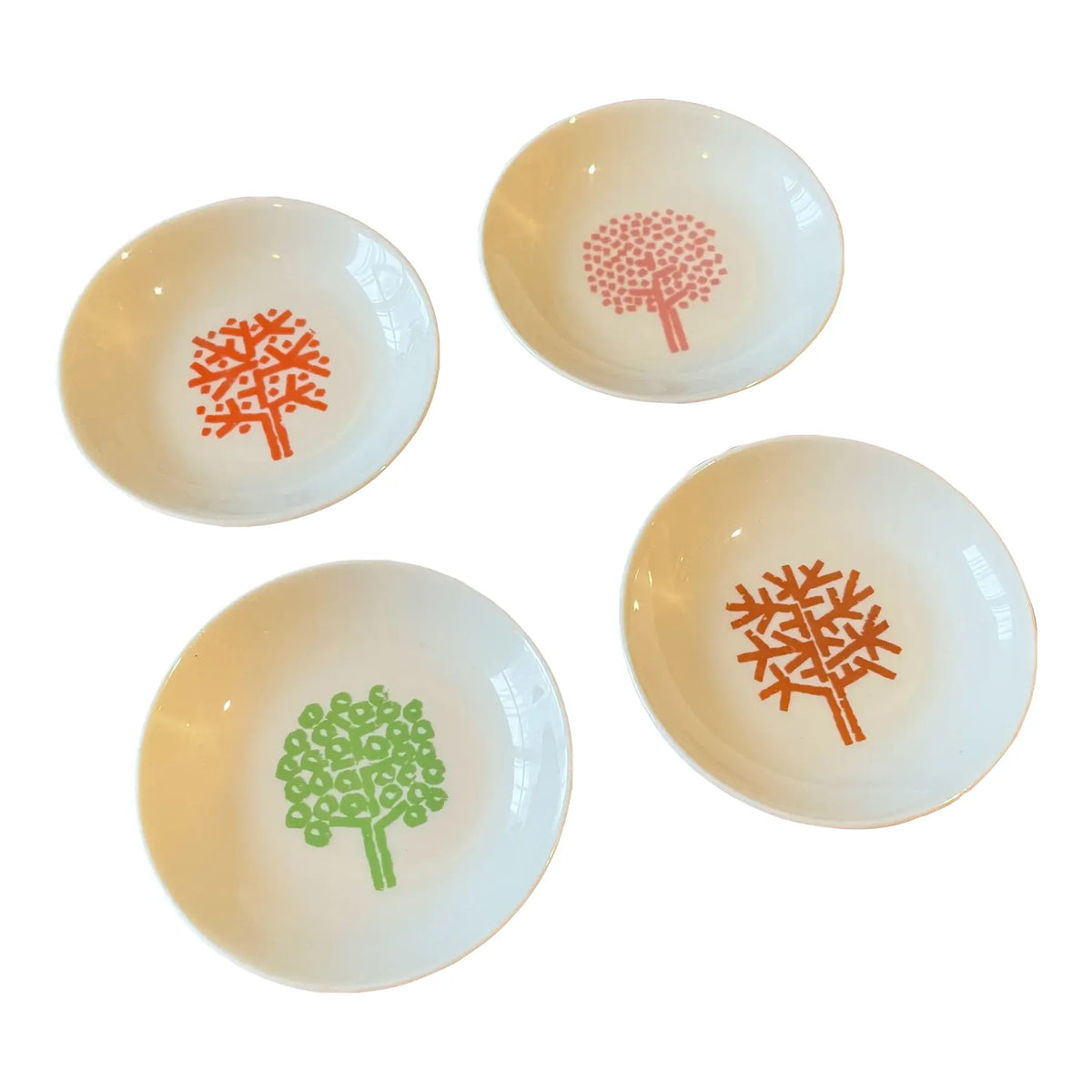 Set of 4 Mid 20th Century Seasons Catchalls