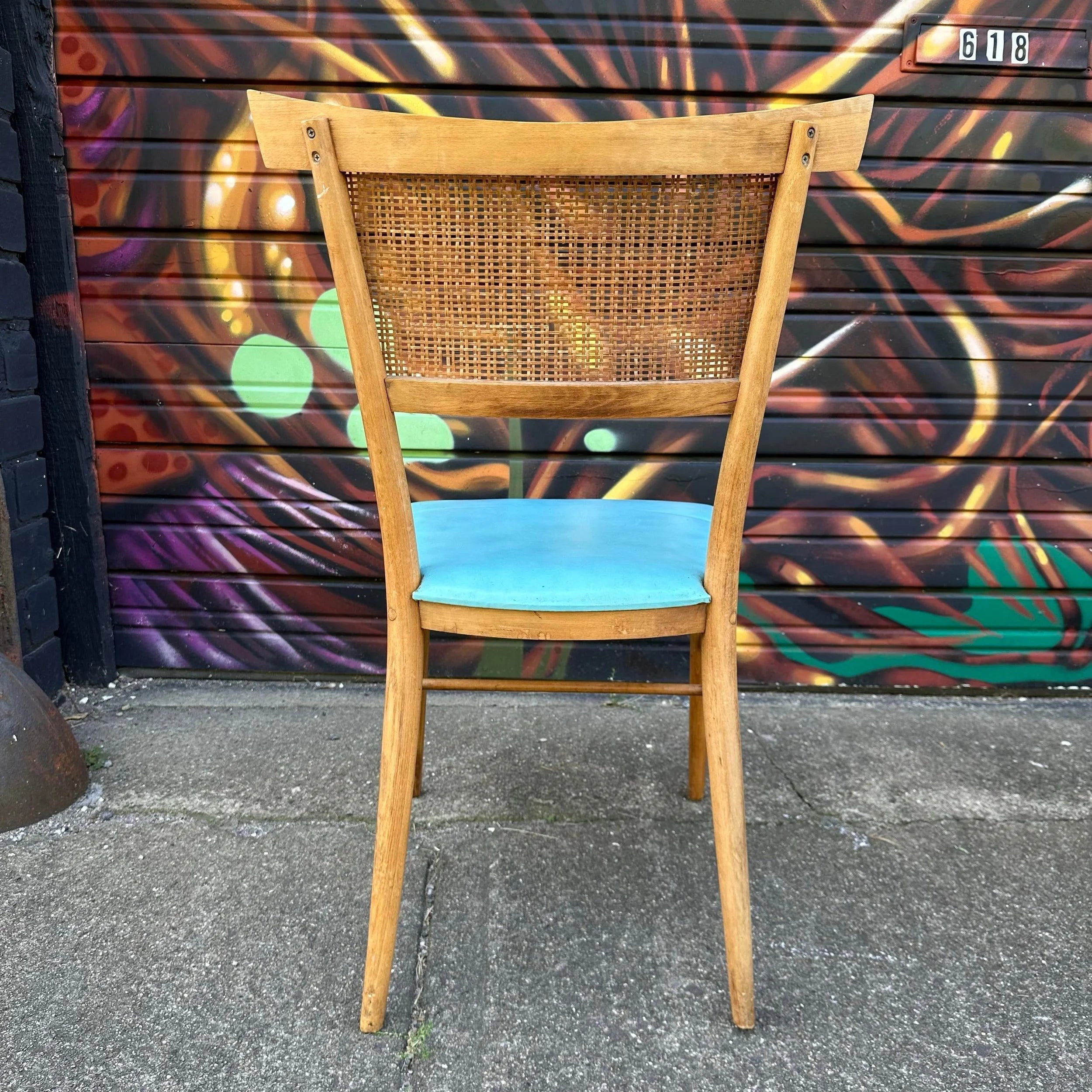 Set of 4 Paul McCobb for Planner Group Cane Dining Chairs