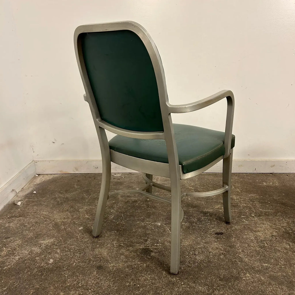 Set of 4 Rare Design GoodForm Aluminum Chairs Industrial Art Deco