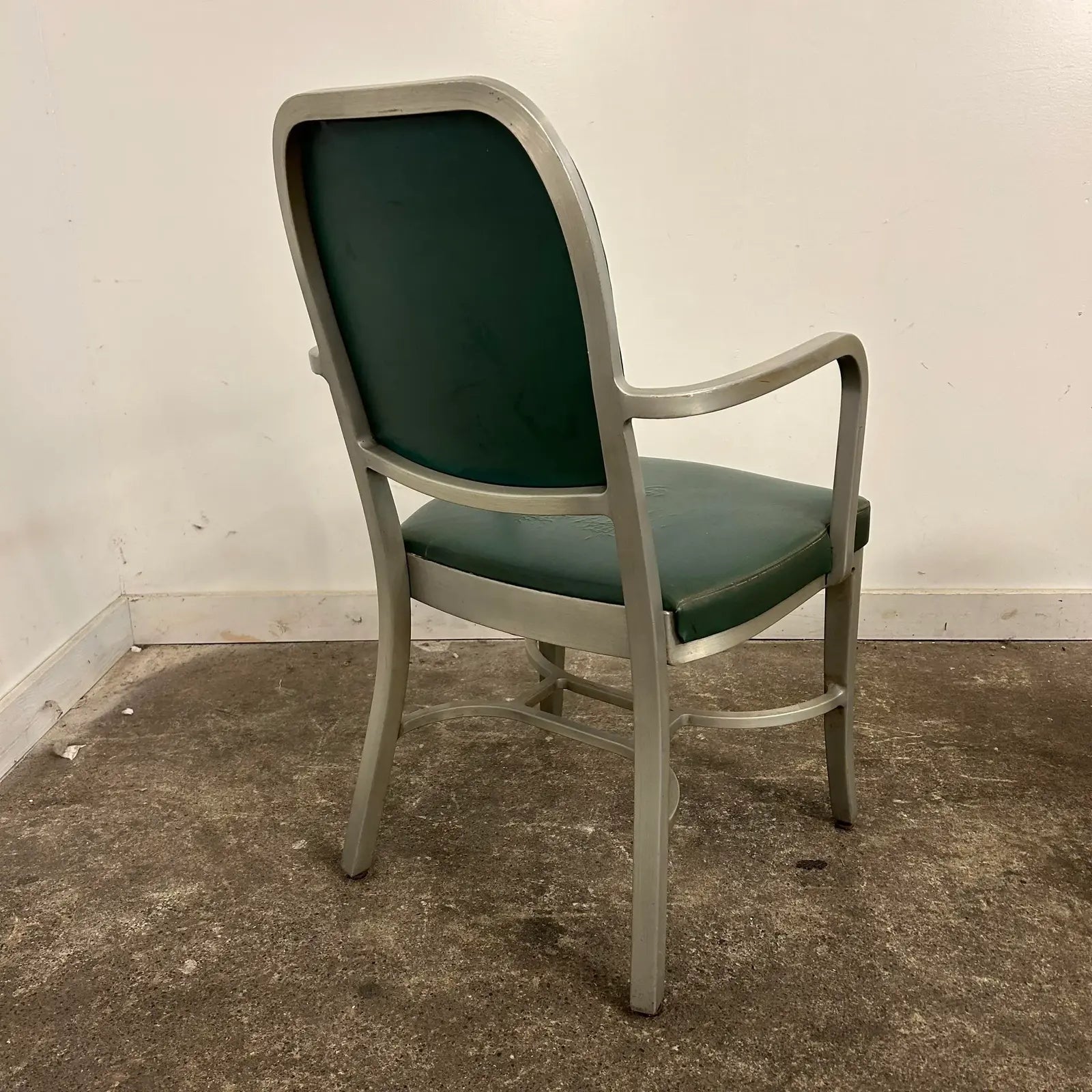 Set of 4 Rare Design GoodForm Aluminum Chairs Industrial Art Deco