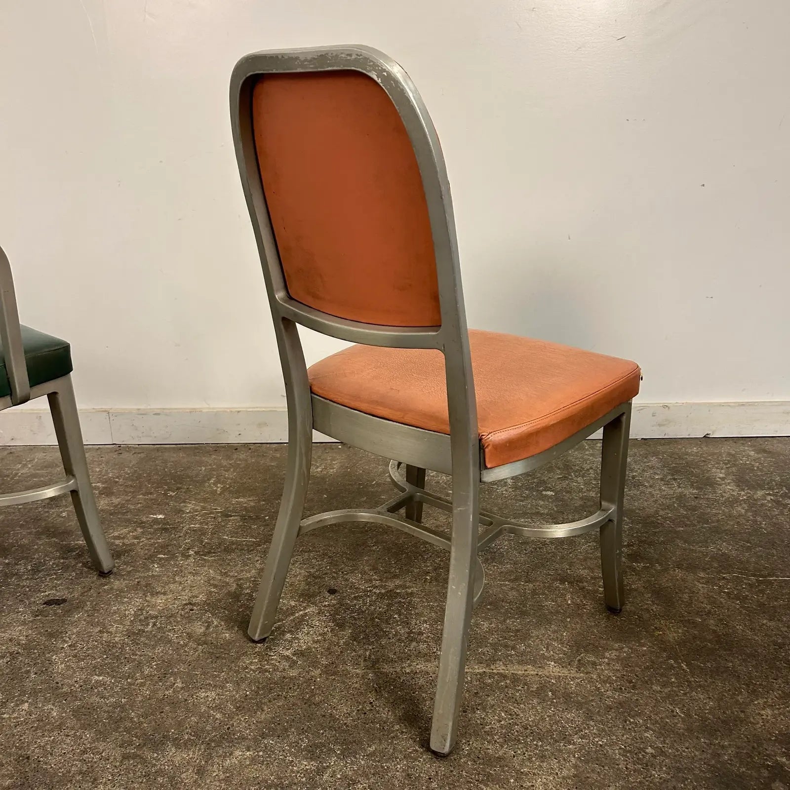 Set of 4 Rare Design GoodForm Aluminum Chairs Industrial Art Deco