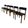 Set of 5 Mid Century Modern Gunlocke Chairs