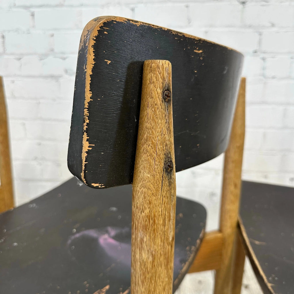 Set of 5 Mid Century Modern Gunlocke Chairs