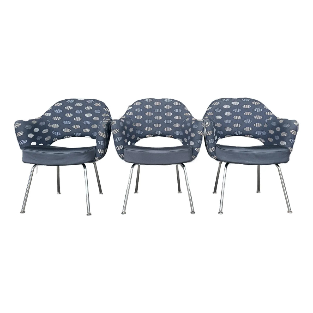 Set of 6 Eero Saarinen for Knoll Executive Arm Chairs