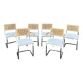 Set of 6 Marcel Breuer Cesca Style Dining Chairs