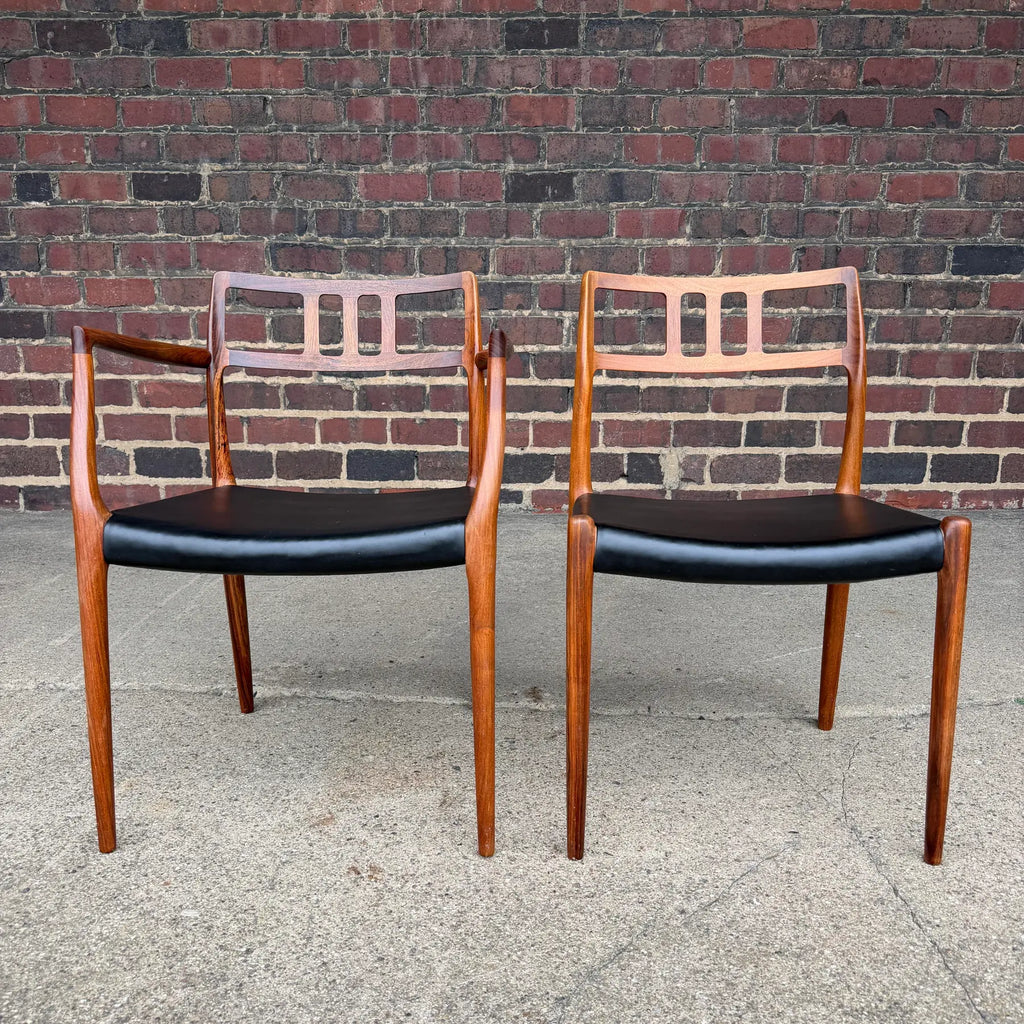 Set of 6 Model 79 Rosewood Dining Chairs by Niels Møller for J. L. Møller