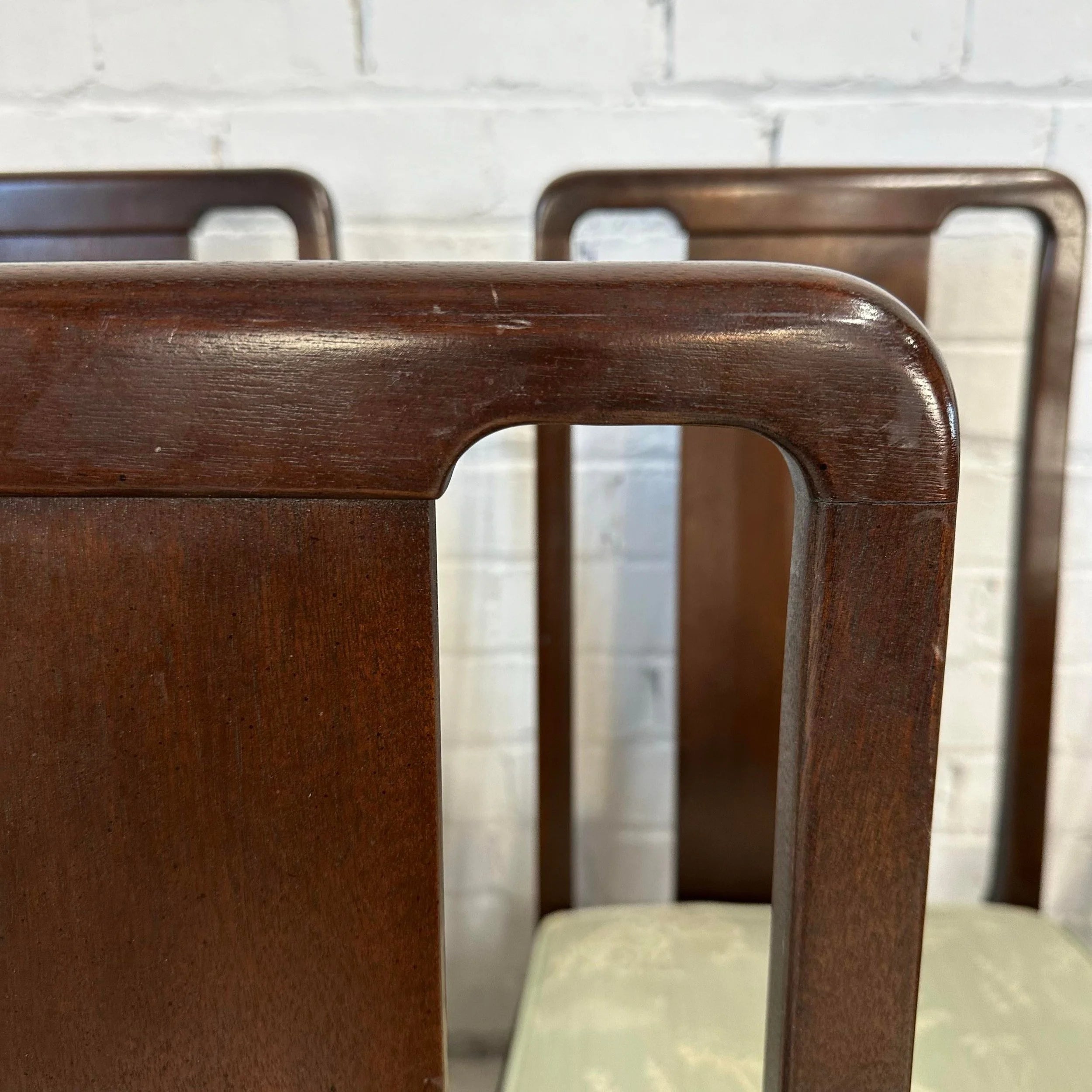 Set of 8 Henredon Asian Style Dining Chairs