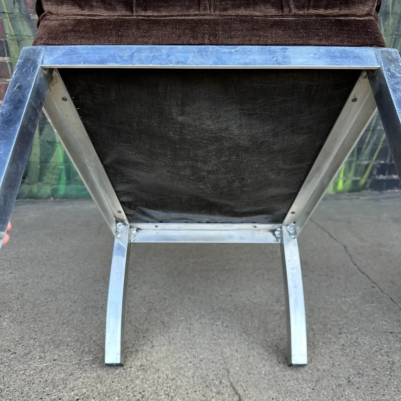 Set of Six Vintage Dia Style Dining Chairs Mid Century Modern Aluminum