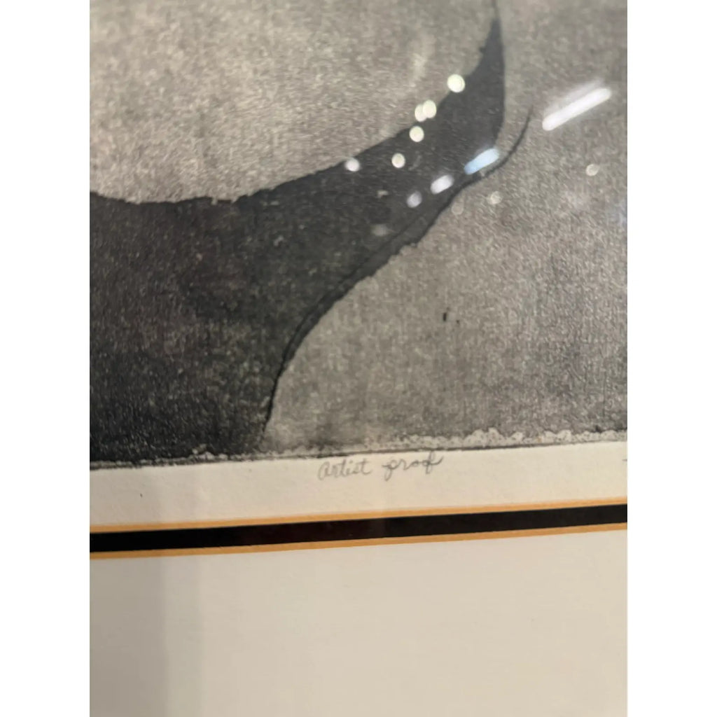 Sharon Bohm Levy “woman” Etching Print