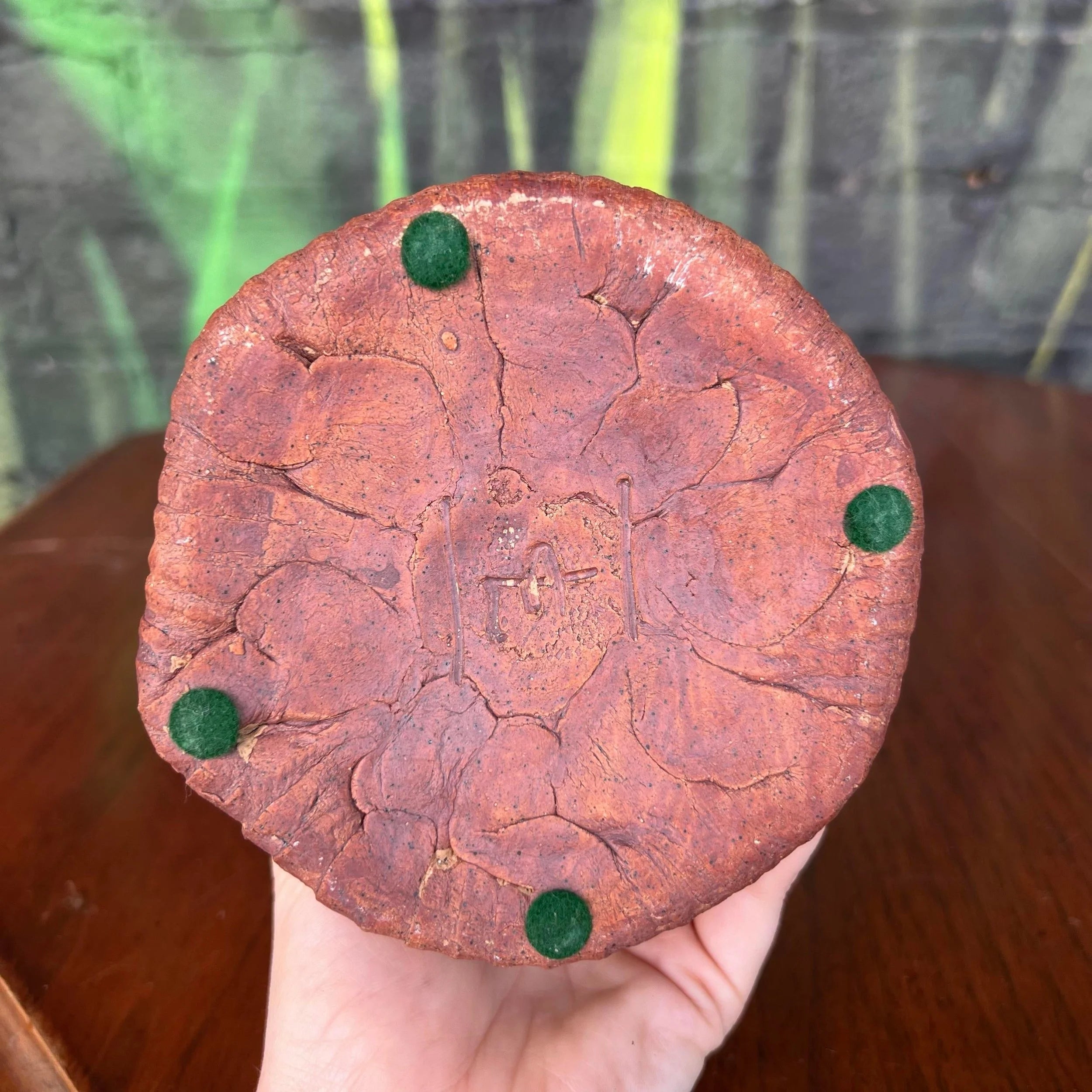 Signed Glazed Stoneware Vessel Vase