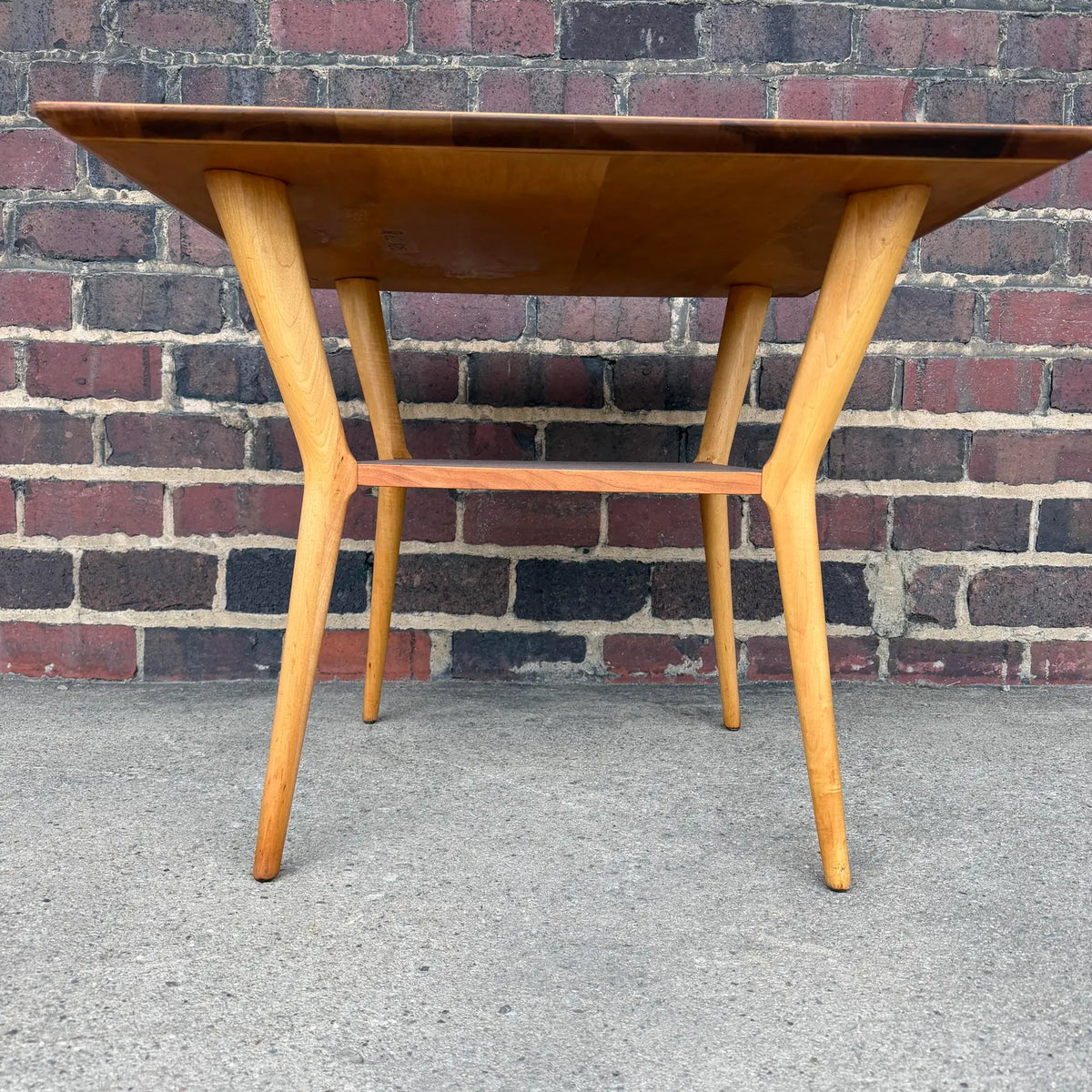 Singer and Sons Mid-Century Modern 2 Tier Boomerang Leg Table