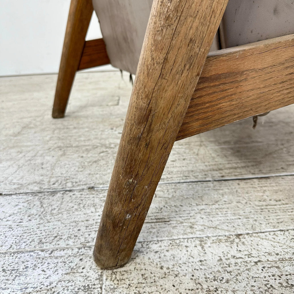 Solid Maple Thonet Lounge Arm Chair