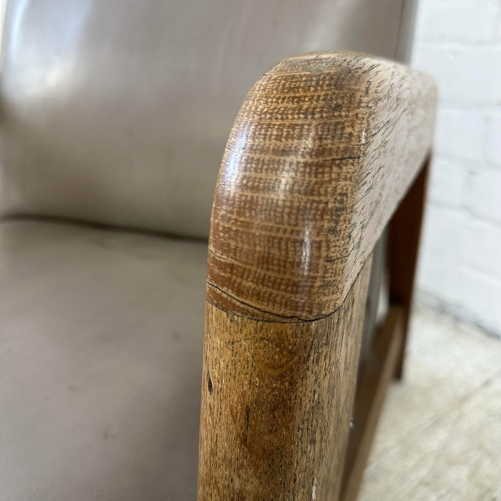 Solid Maple Thonet Lounge Arm Chair