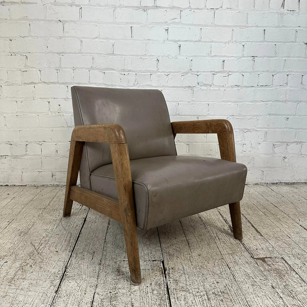 Solid Maple Thonet Lounge Arm Chair