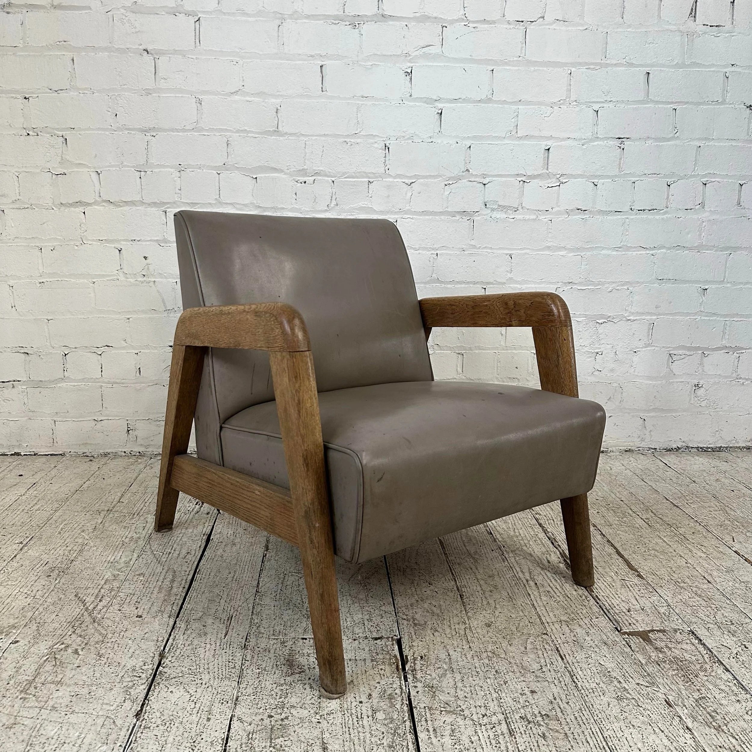 Solid Maple Thonet Lounge Arm Chair