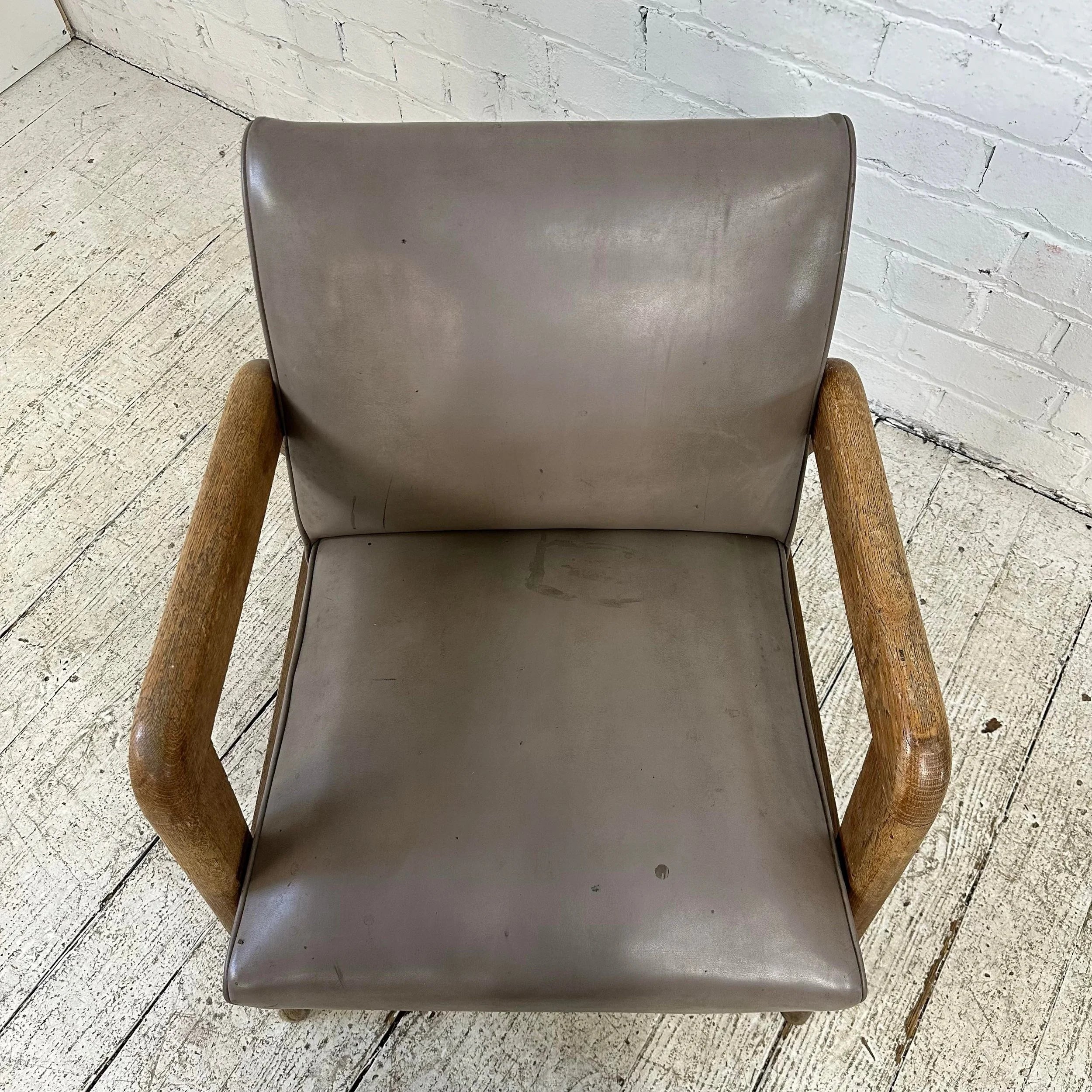 Solid Maple Thonet Lounge Arm Chair