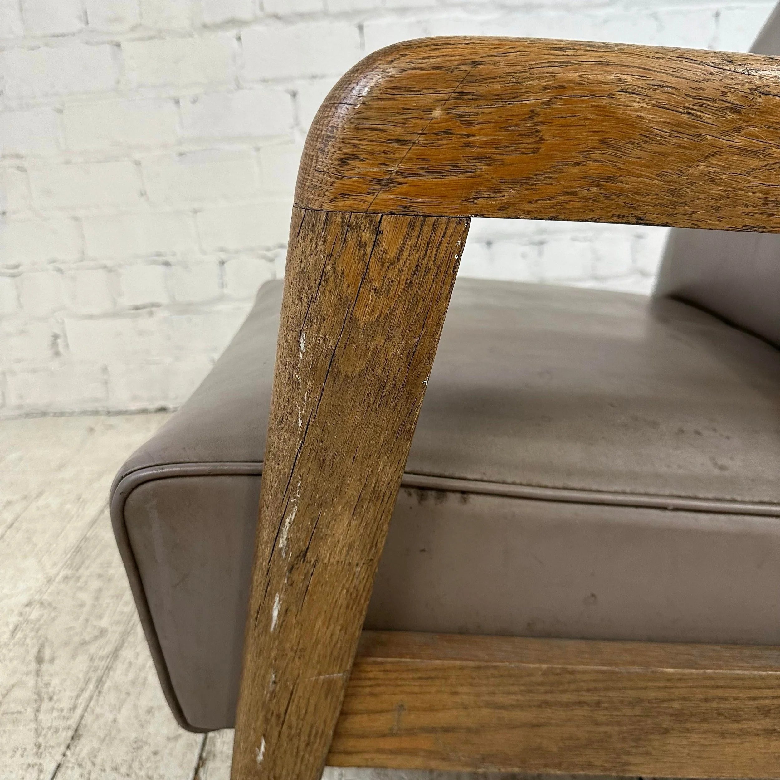 Solid Maple Thonet Lounge Arm Chair