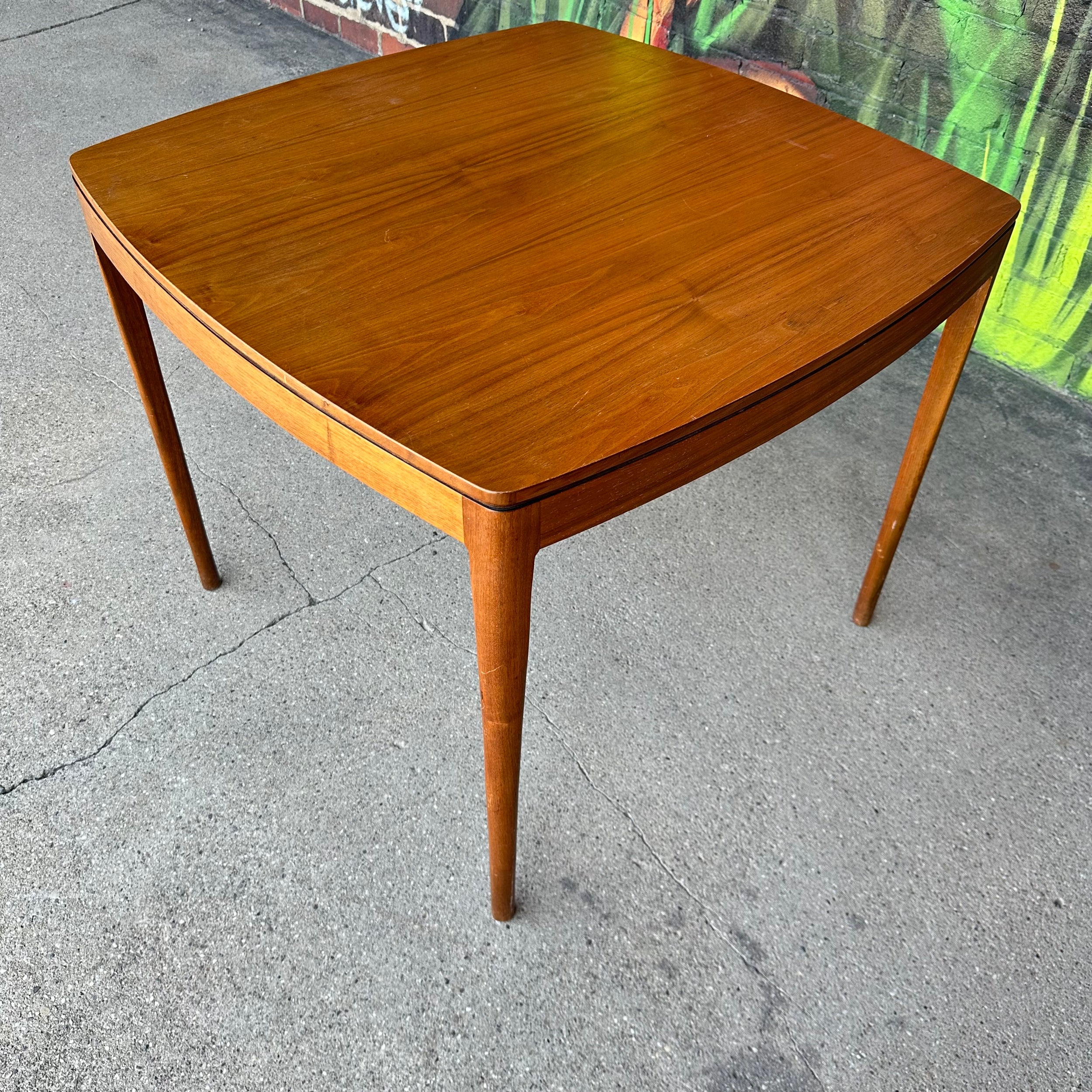 Stewart McDougall and Kipp Stewart for Drexel Declaration Walnut Game Table and Chairs