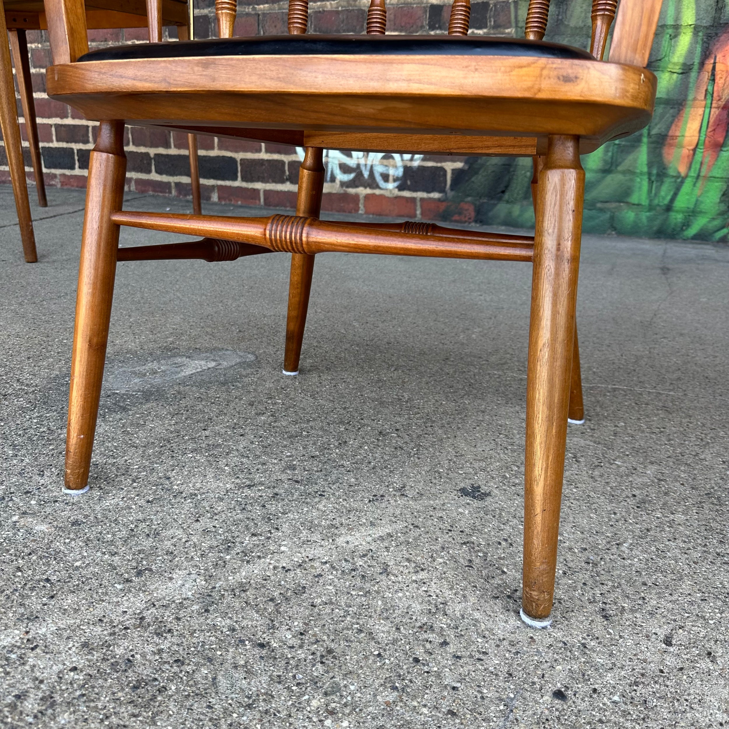 Stewart McDougall and Kipp Stewart for Drexel Declaration Walnut Game Table and Chairs