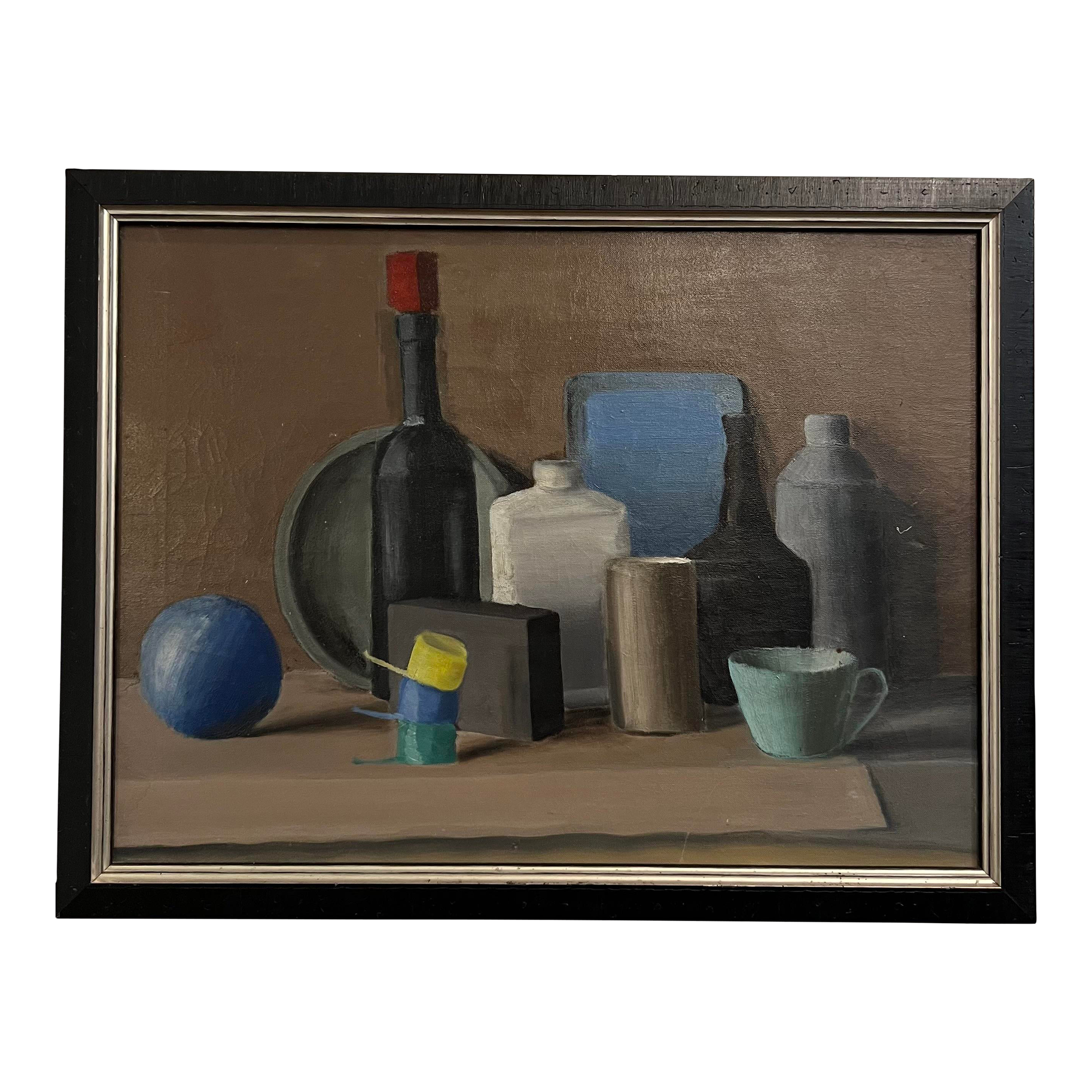 Still Life Oil Painting by David Siegelman Framed
