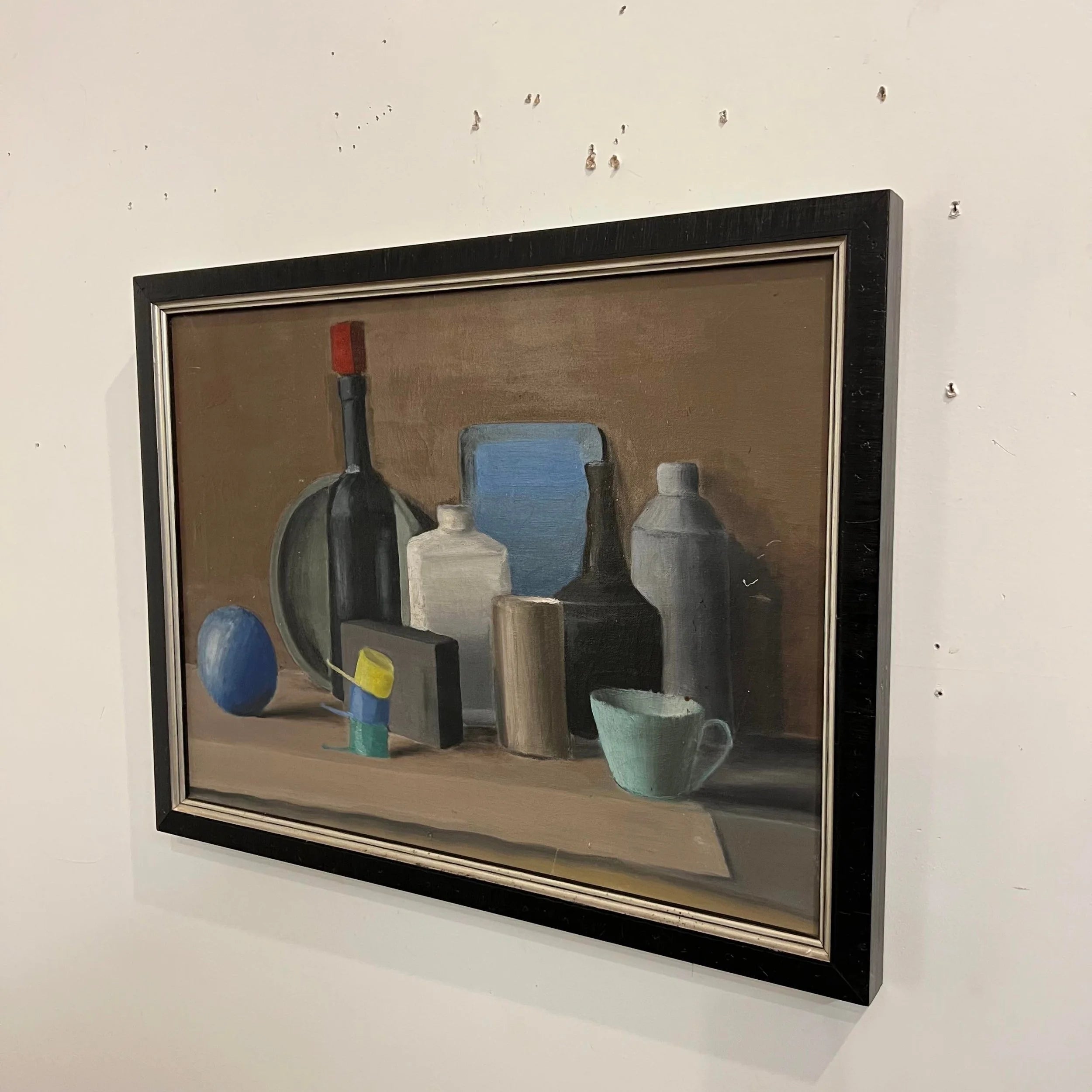 Still Life Oil Painting by David Siegelman Framed