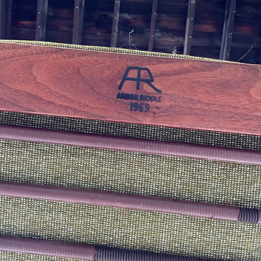 1969 Studio Made Arden Riddle Lounge Chair and Ottoman