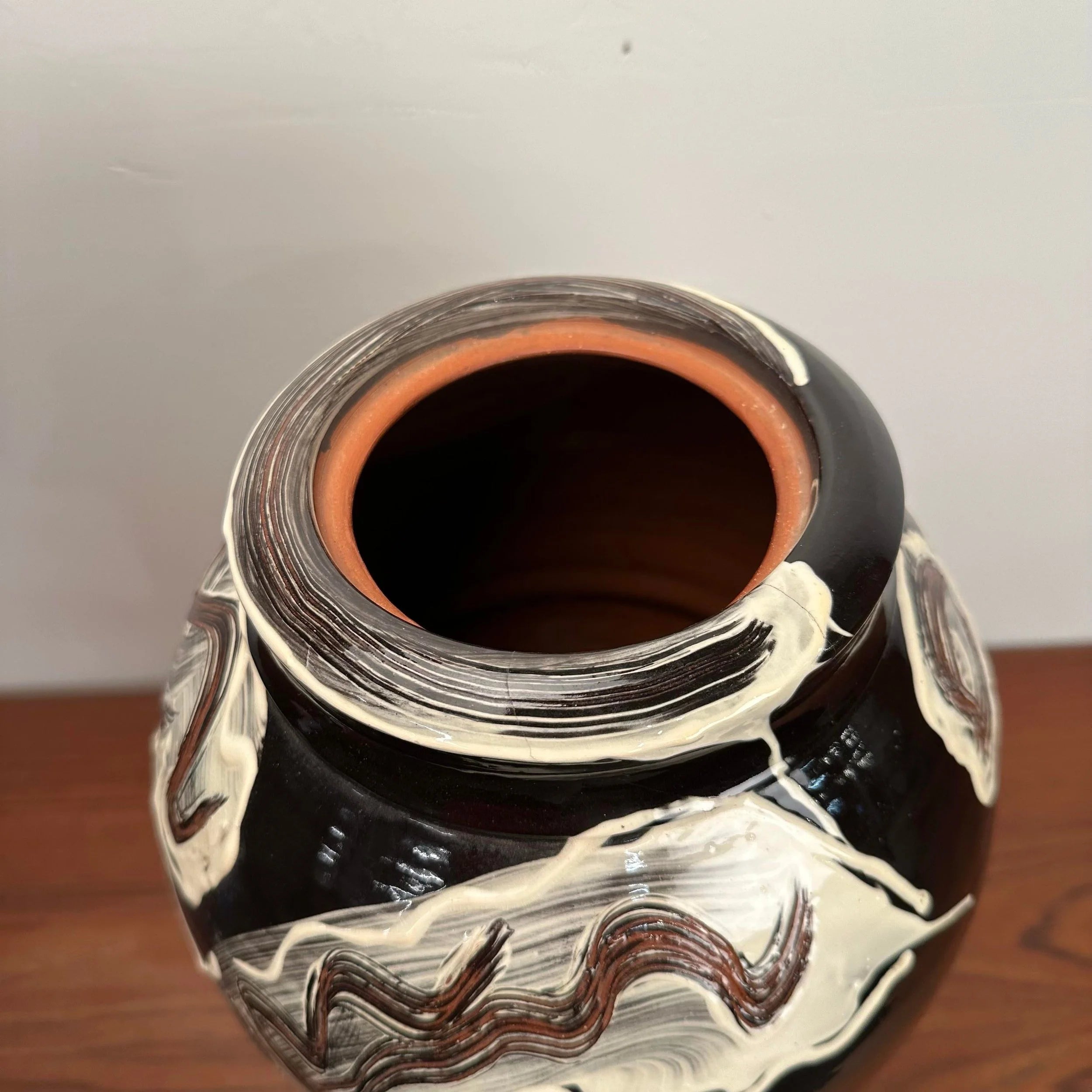Studio Made Craig Bird Ceramic Vase Urn