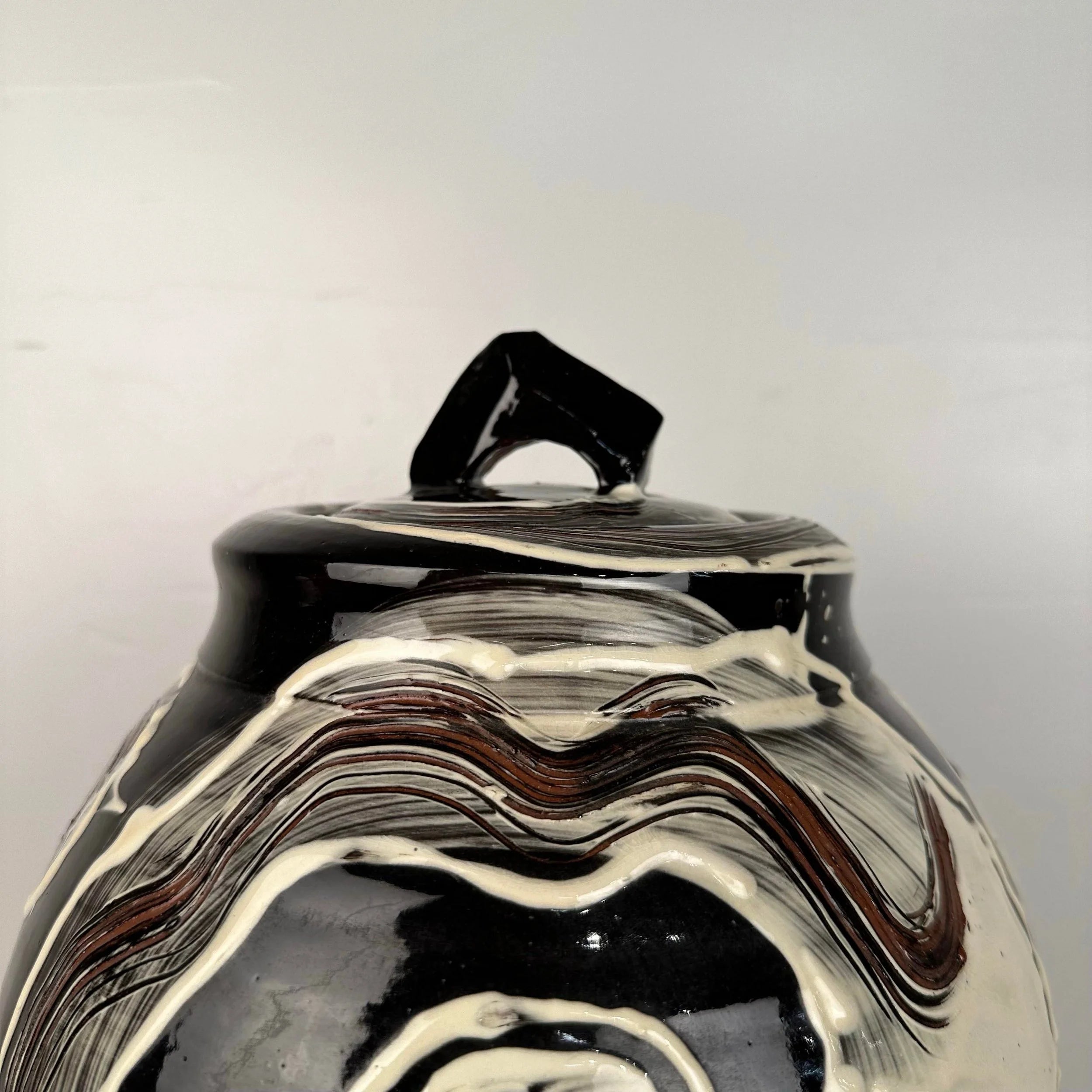 Studio Made Craig Bird Ceramic Vase Urn
