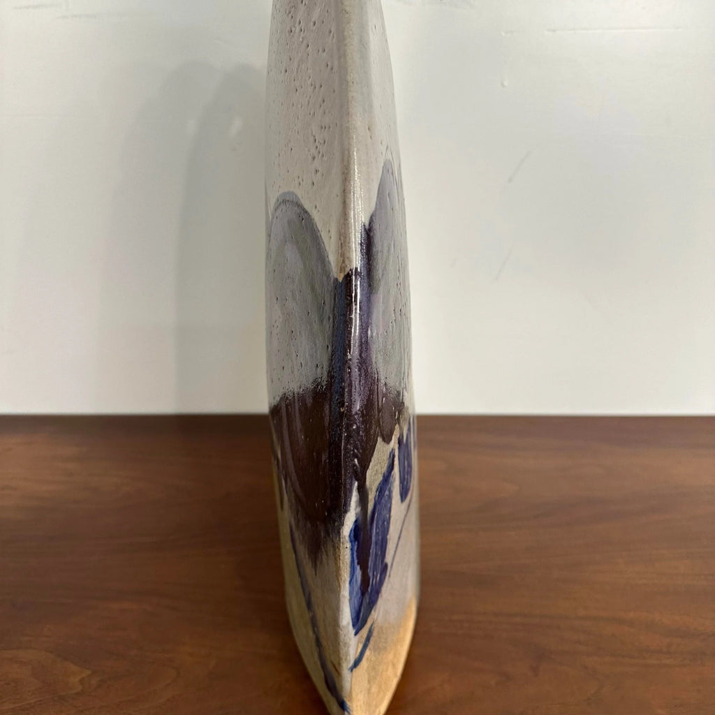 Tall Sculptural Vase by Larry Calhoun “Landscape Weed Pot”