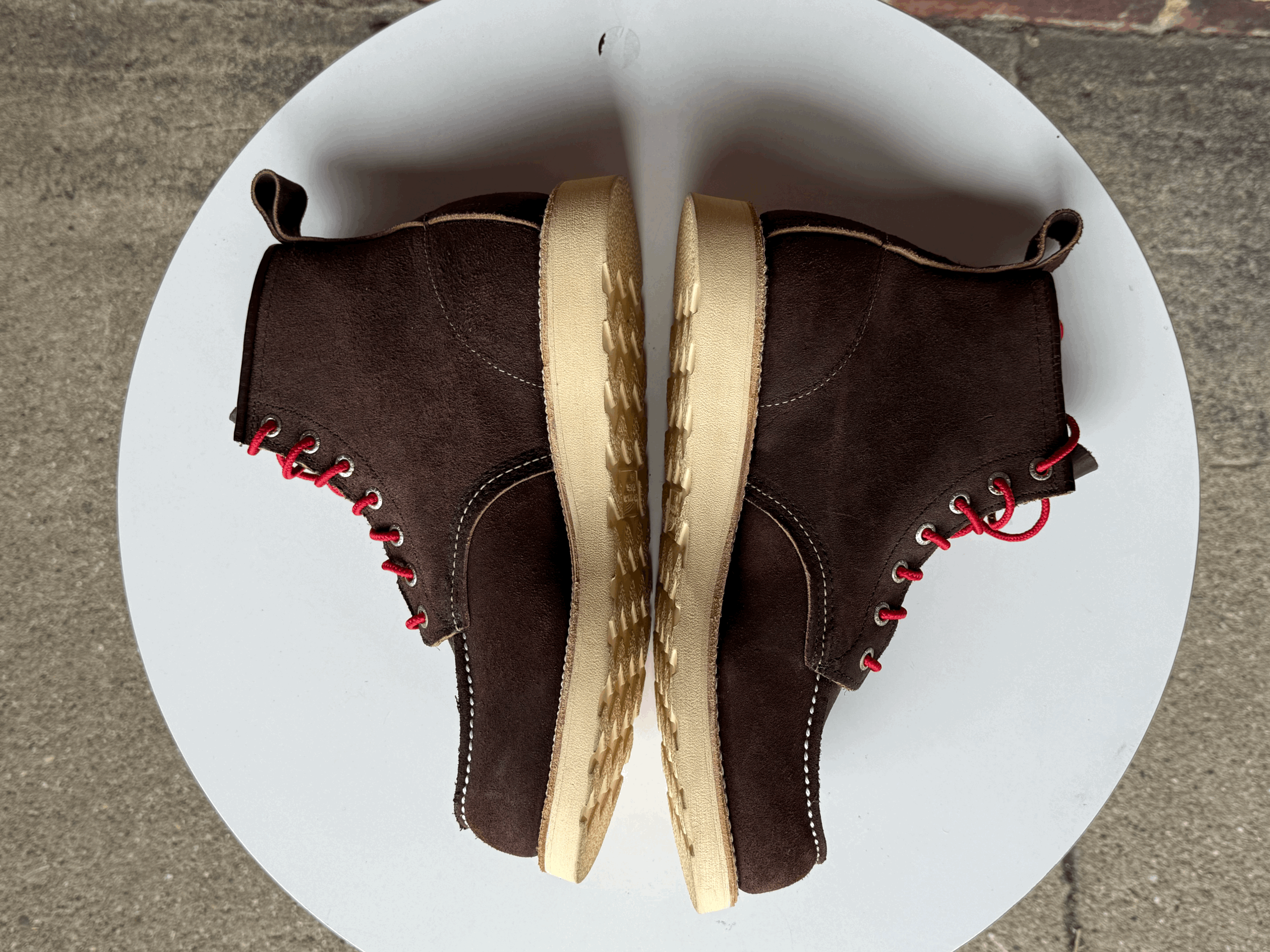 Brown Suede Red Wing x J Crew Boots 4578 Rare Size 8 1/2