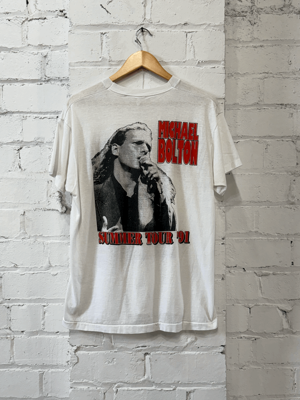 Michael Bolton 1991 Summer Tour Tee - E 1214