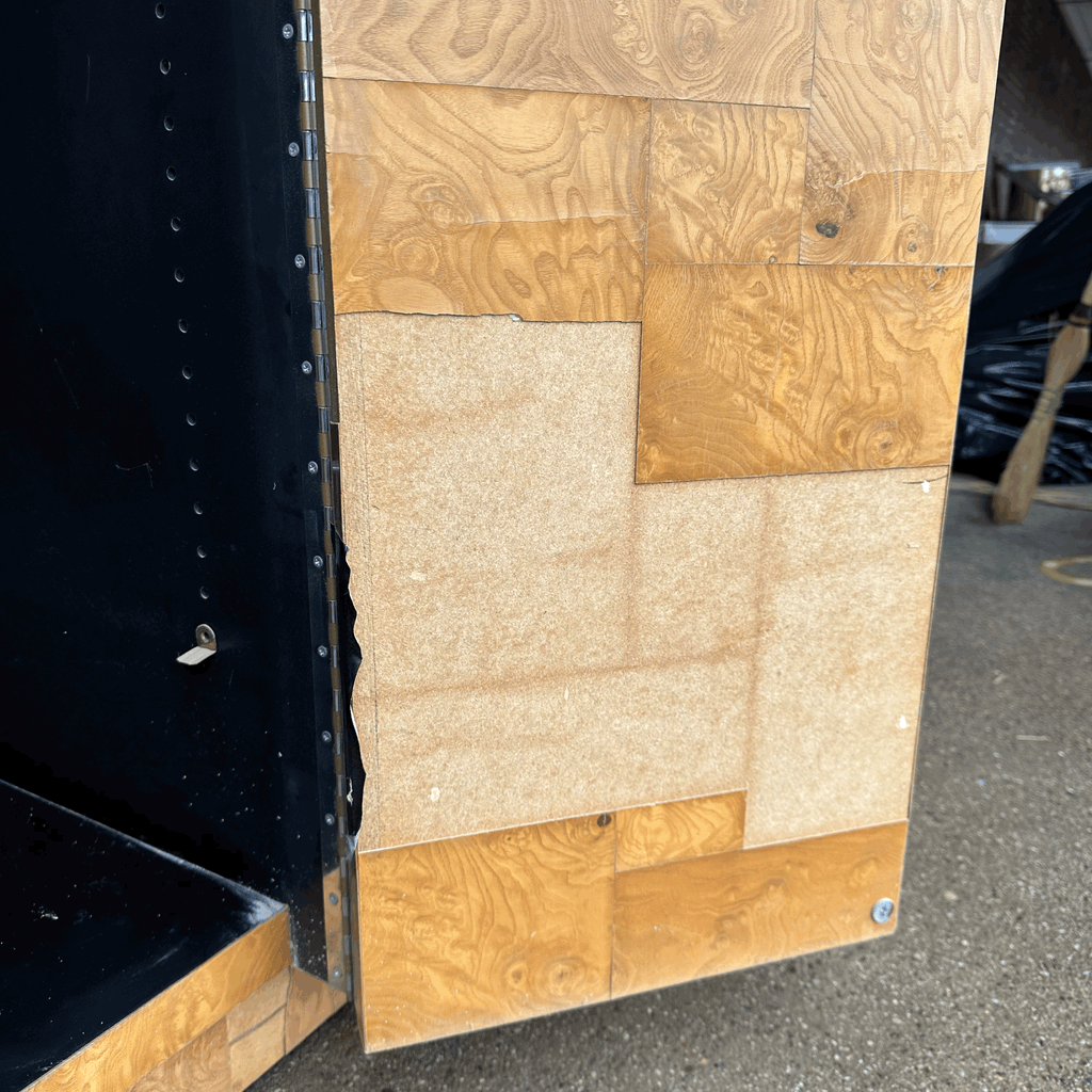 Paul Evans patchwork Burl wood credenza