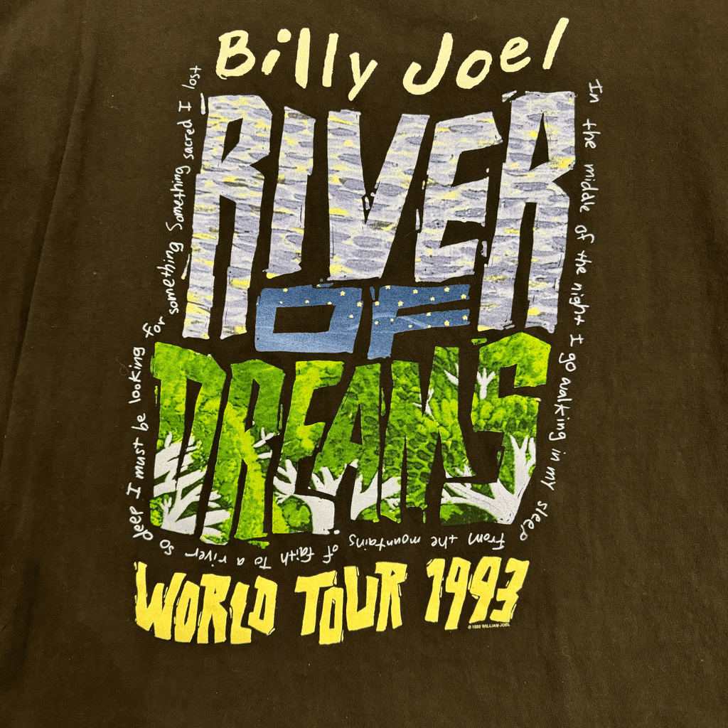 Billy Joel River of Dreams 1993 Tour Tee Size XL