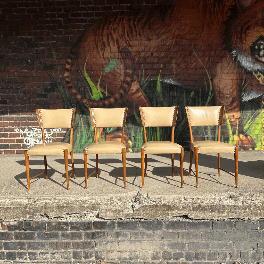 Set of 4 1940s Paulo Buffa Dining Chairs