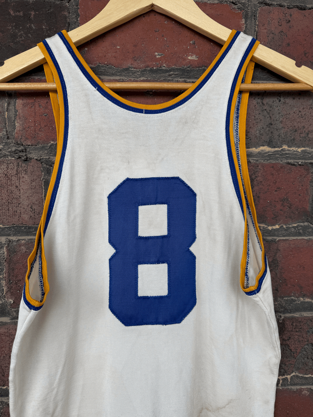 Vintage Jersey tank with Contrast Trim Size Medium