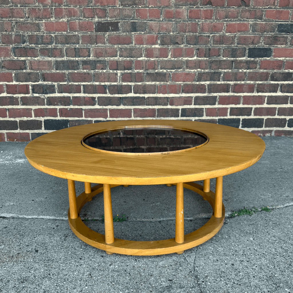 Robsjohn-Gibbings for Widdicomb Lazy Susan Coffee Table Mid-Century Modern