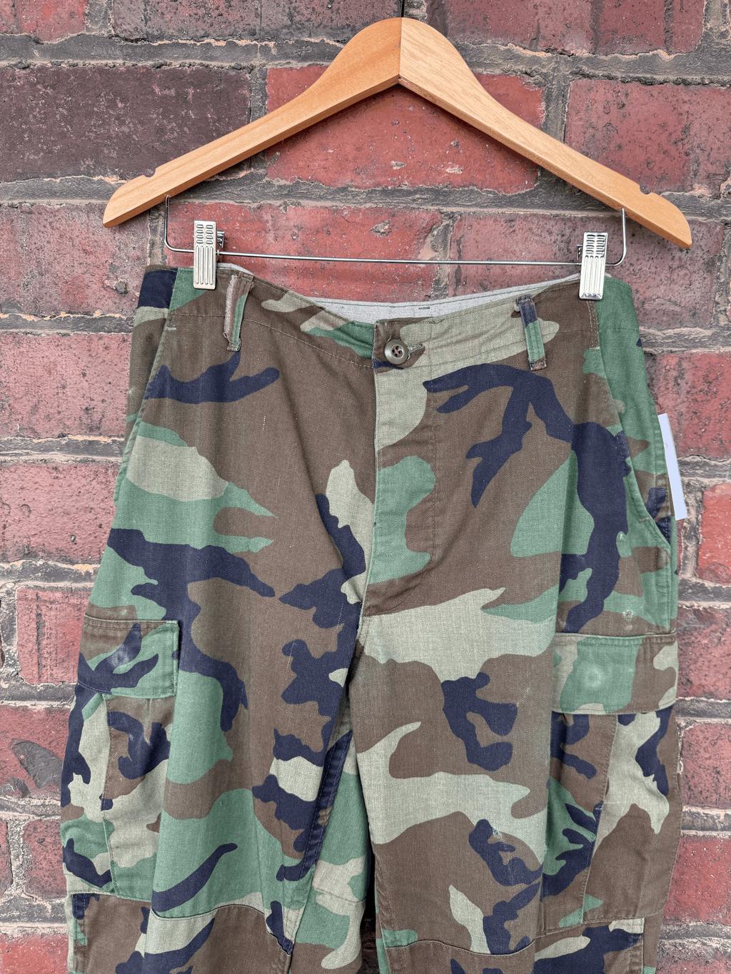 Vintage 90s Military Camo Cargo Pants