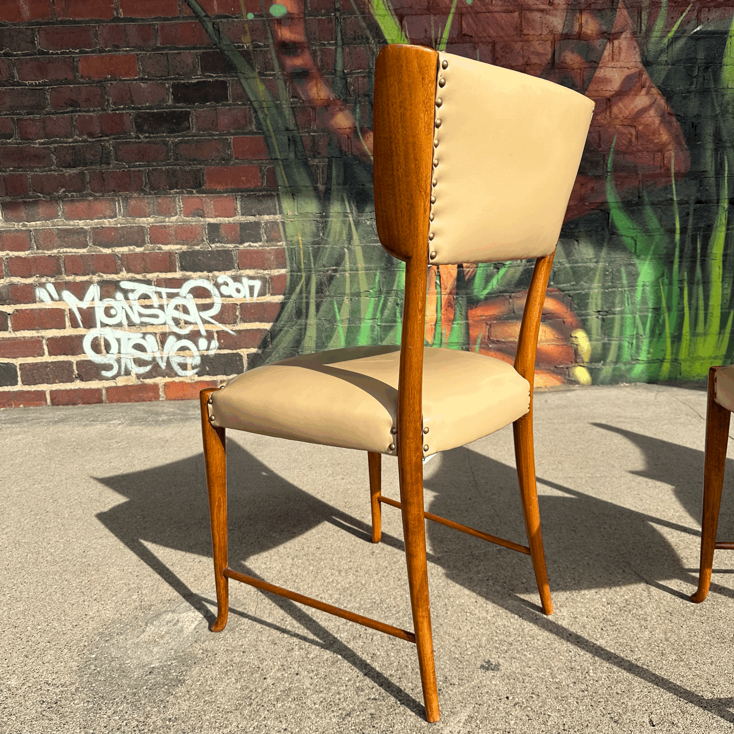 Set of 4 1940s Paulo Buffa Dining Chairs
