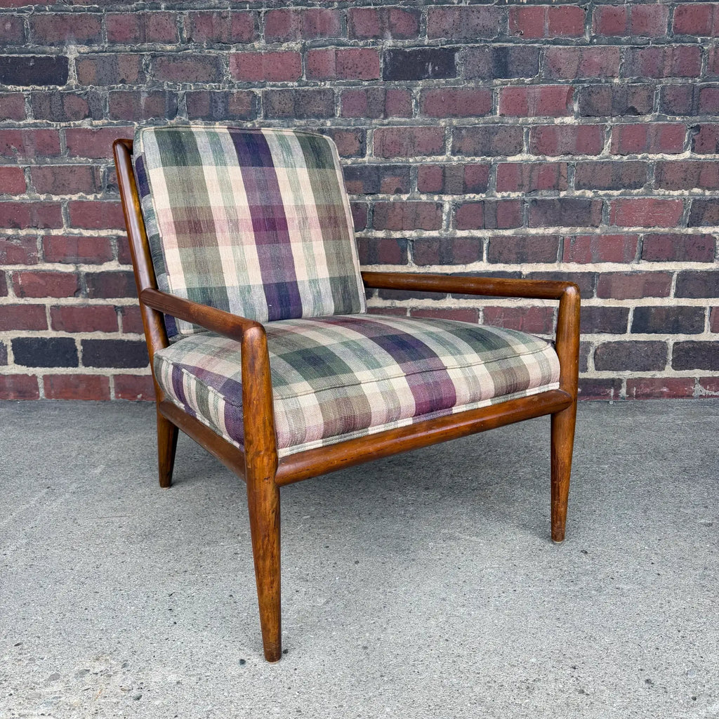 t.h. Robsjohn-Gibbings for Widdicomb Chair and Ottoman