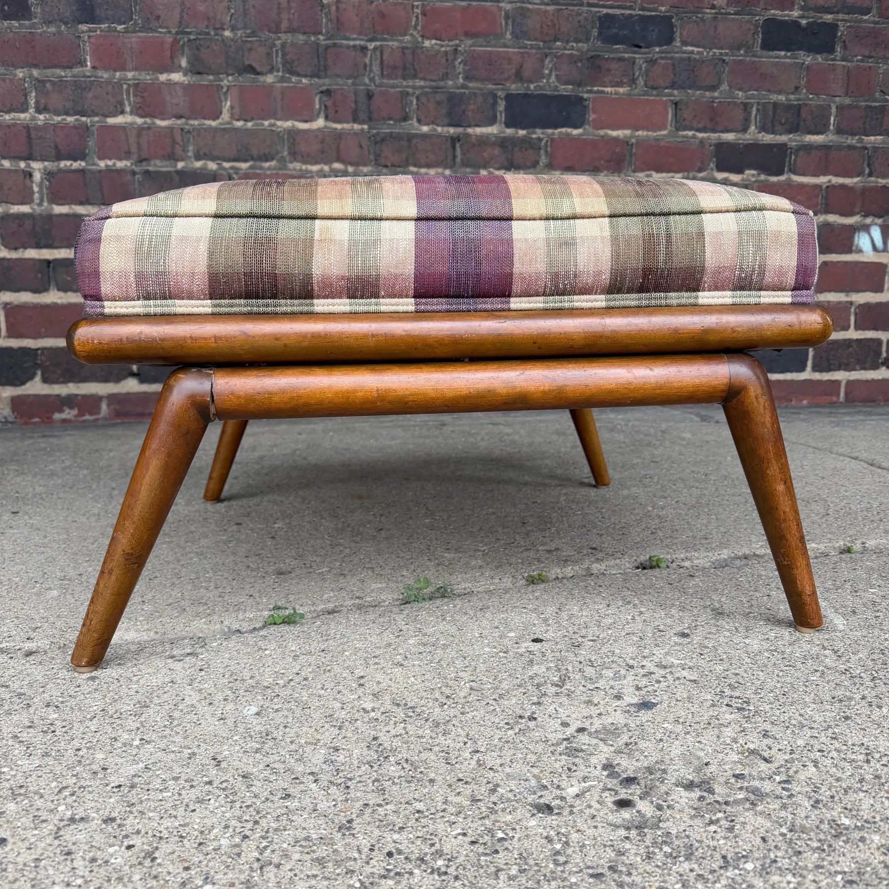 t.h. Robsjohn-Gibbings for Widdicomb Chair and Ottoman