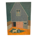 “The Barn” Painting on Panel by Kenneth Evett Kraushaar Gallery Ny