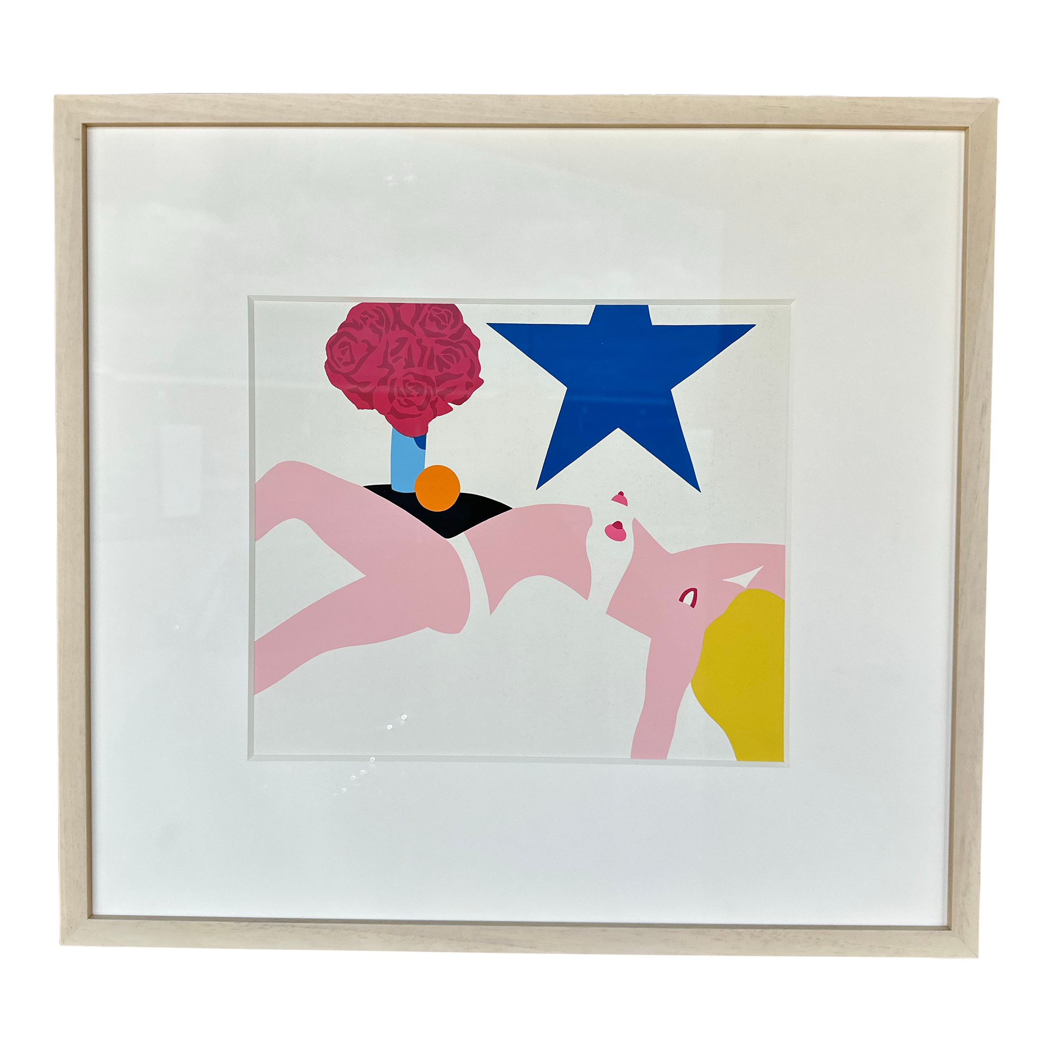 Tom Wesselmann Nude Screen Print 1968 Expertly Framed