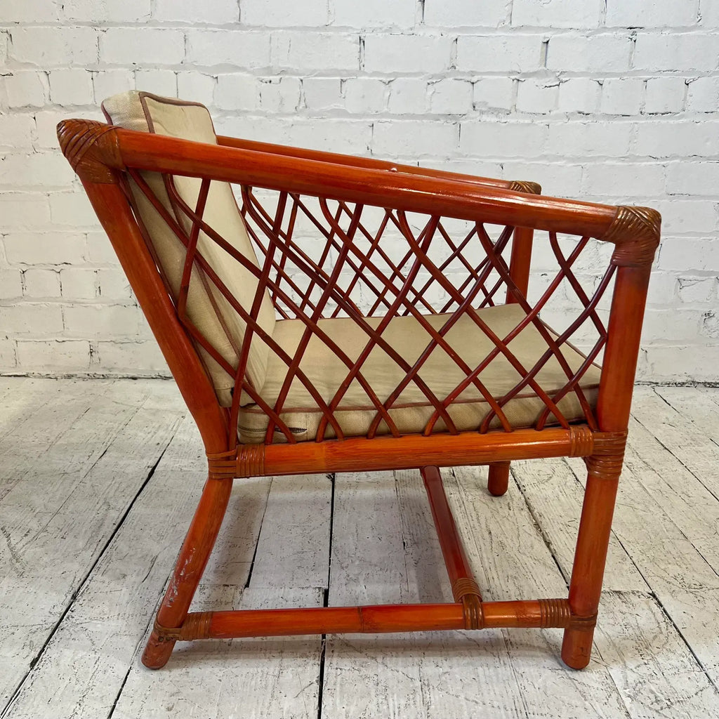 Tommi Parzinger for Willow Reed Lounge Chair