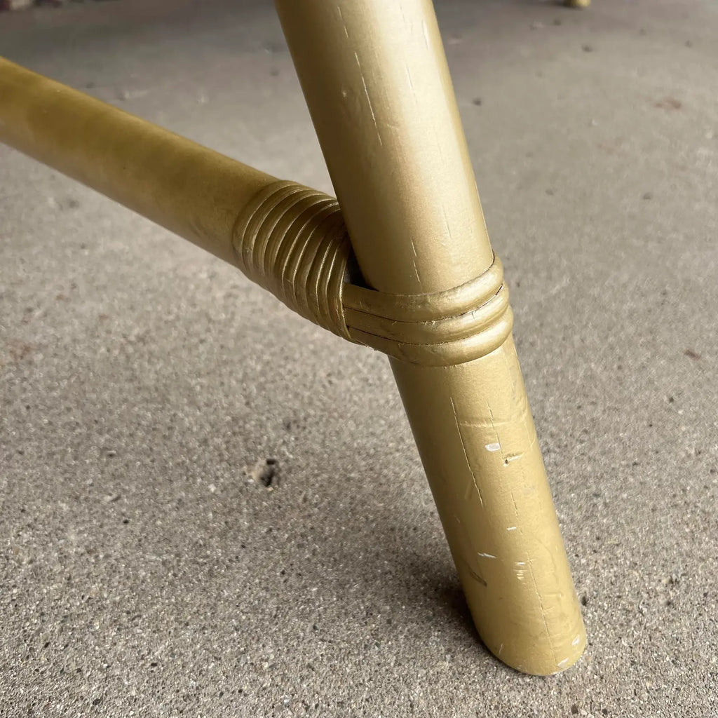 Tommi Parzinger Rattan Bamboo for Willow and Reed Desk.