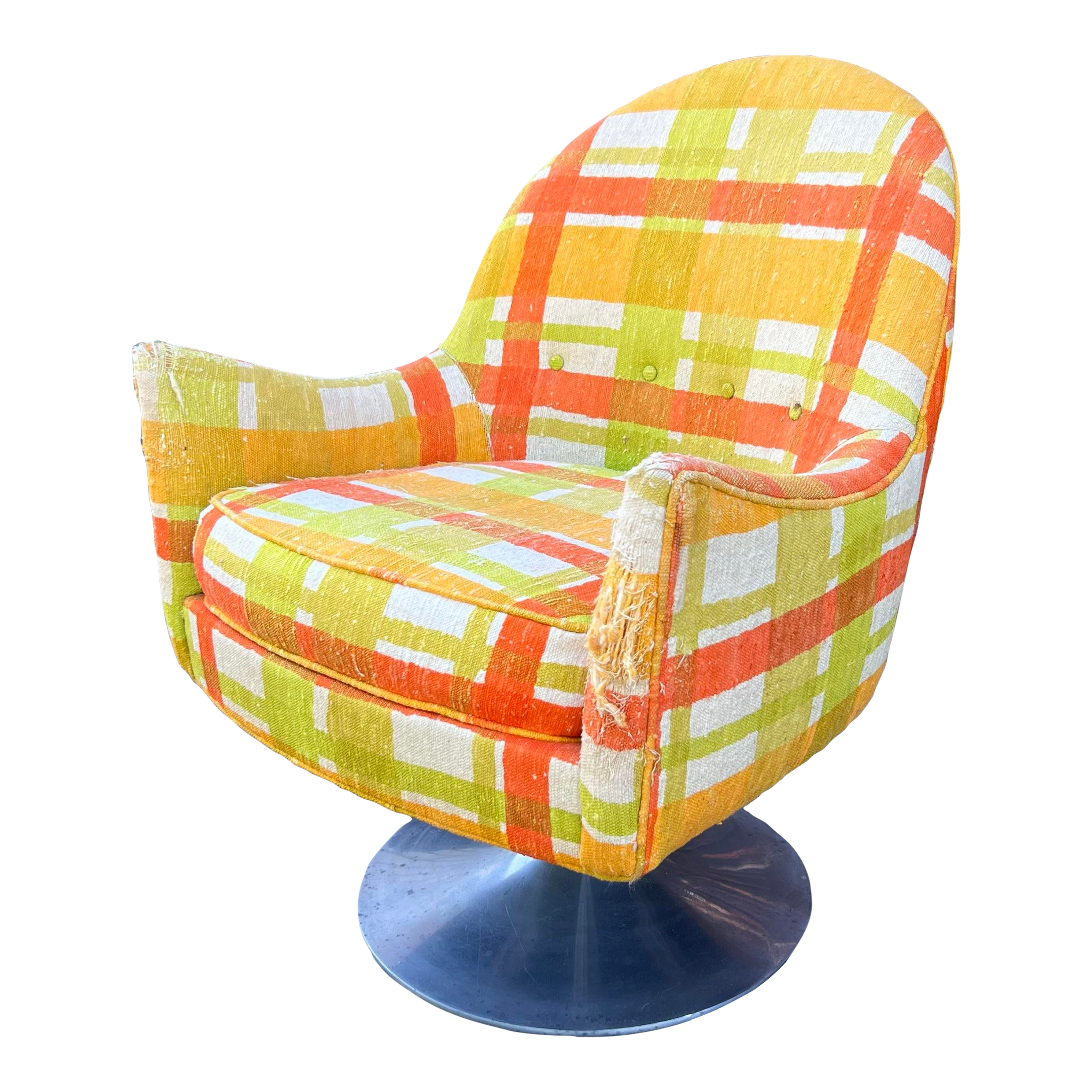 Tulip Base Mid Century Swivel Chair