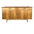 Uncommon Mid Century Modern Walnut Credenza From Sweden