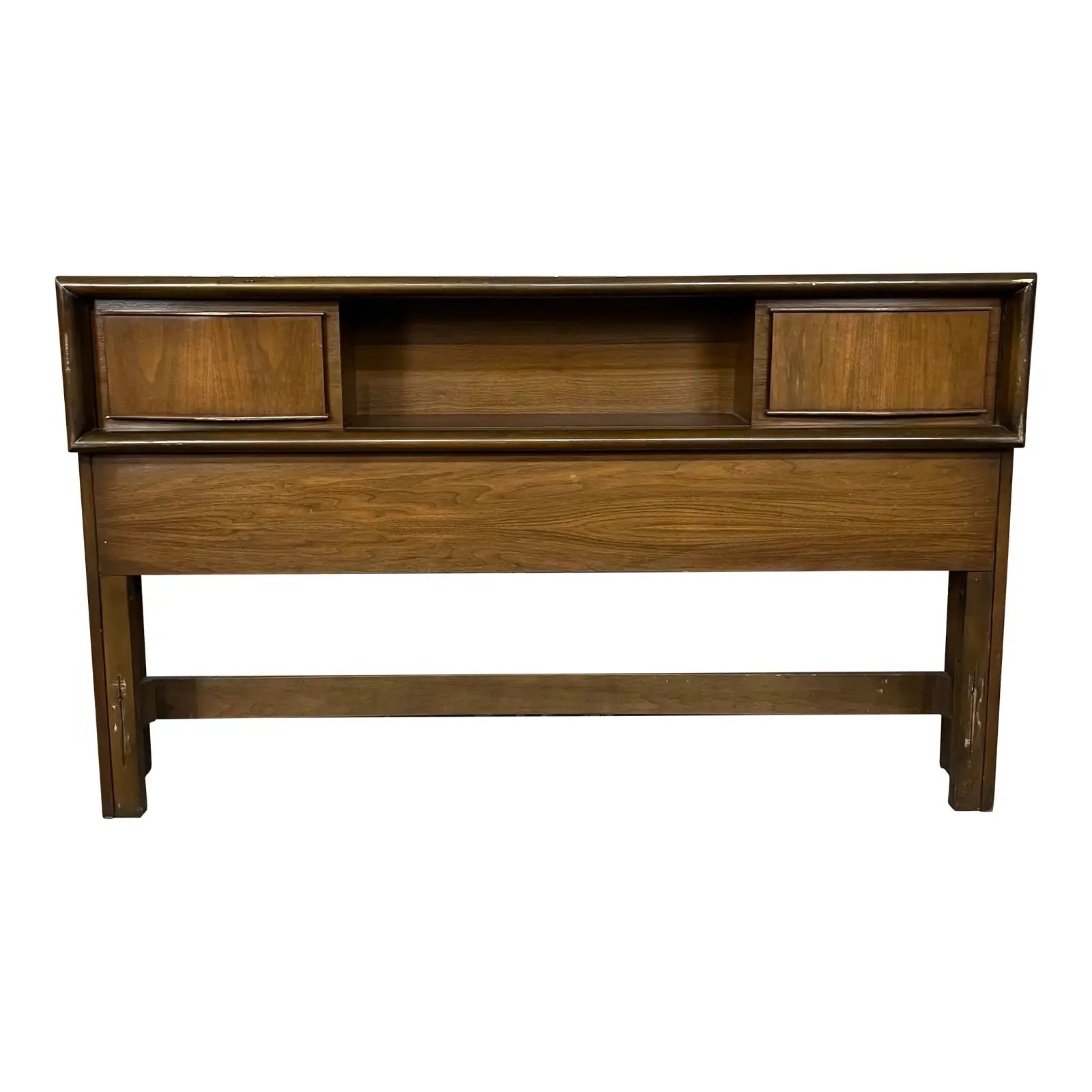United Furniture Walnut Headboard With Storage