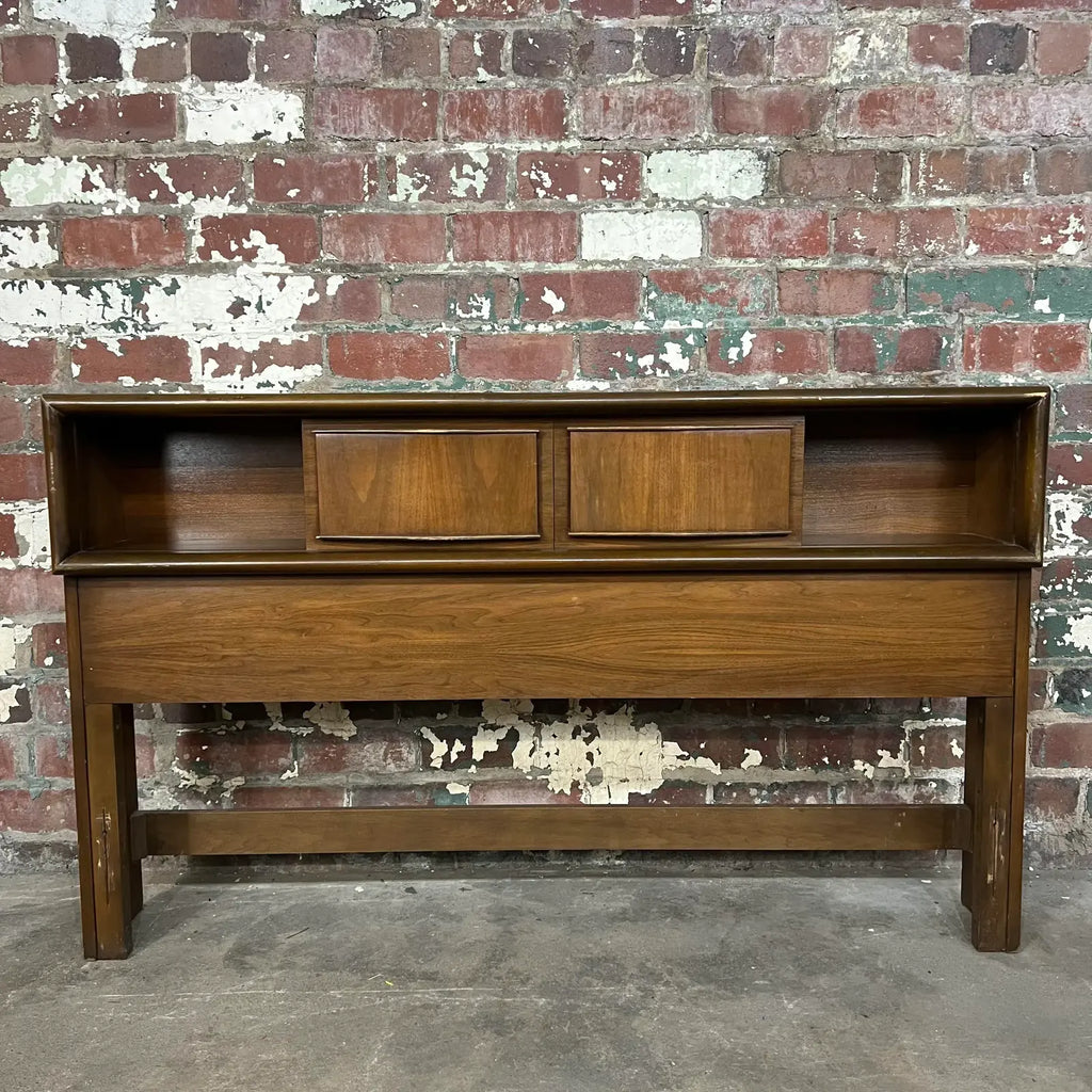 United Furniture Walnut Headboard With Storage